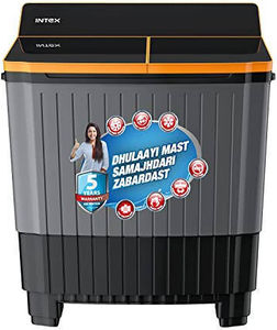 Intex 8 Kg Semi Automatic Top Load Washing Machine (SA80BLFG)