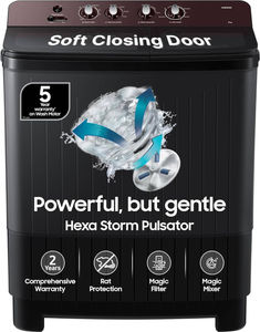 Samsung WT80F4560RD 8 Kg Semi Automatic Top Load Washing Machine