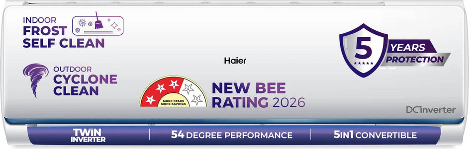 Haier HSI11N-B3NB-I, HSO11-3NB-I 1 Ton 3 Star Split Air Conditioner