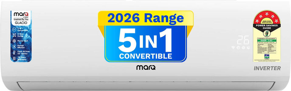 MarQ by Flipkart 105IPG26WQ 1 Ton 5 Star Inverter Air Conditioners AC