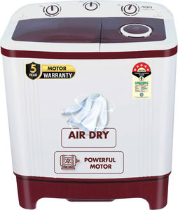 MarQ by Flipkart 6 Kg Semi Automatic Top Load Washing Machine (MQSA605NNNDM / MQSA60H5W)