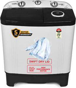 Kenstar 6.5 Kg Semi Automatic Top Load Washing Machine (KSSA655NNNDG)