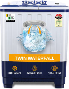 VW 7.5 Kg Semi Automatic Top Load Washing Machine (PureWash0075G)