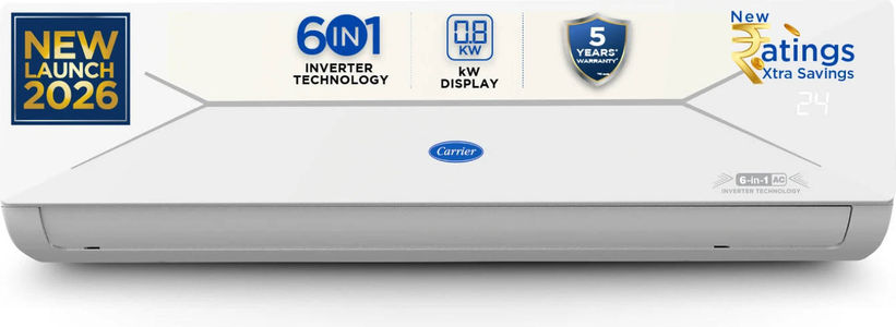 Carrier CAI12EE3R36F0 1 Ton 3 Star Inverter Air Conditioners AC