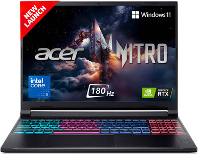 Acer Nitro V ANV16S-71 (NH.QXBSI.001) Laptop (16 Inch | Intel Core i5 | 16 GB | Windows 11 | 512 GB SSD)