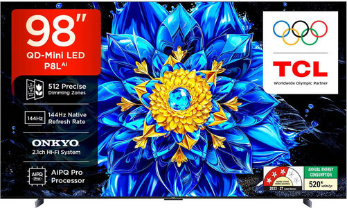 TCL 98P8L 98 inch (248 cm) QD-Mini LED 4K TV