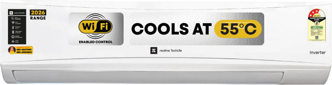 realme 153IAA26WRMS 1.5 Ton 3 Star Inverter Air Conditioners AC