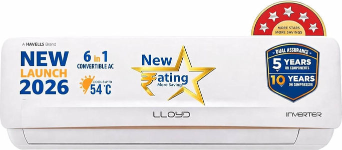 Lloyd GLS24I5AGCGR 2 Ton 5 Star Inverter Split Air Conditioner