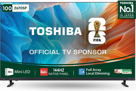 Toshiba 100Z670SP 100 inch UHD Smart Mini LED TV