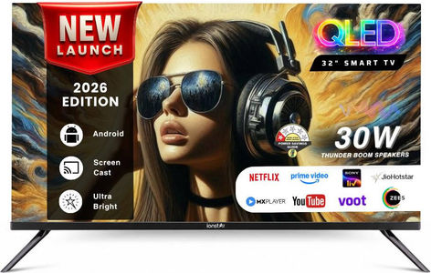 Ionstar 30W 32 inch HD ready Smart QLED TV