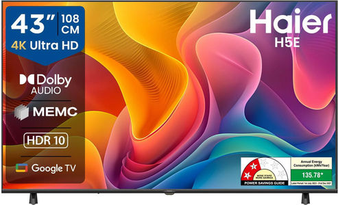 Haier 43H5E 43 inch UHD Smart LED TV