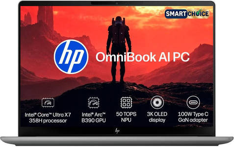 HP OmniBook 7 hg0062TU (DR5G8PA) Laptop (14 Inch | Ultra X7 | 32 GB | Windows 11 | 1 TB SSD)