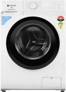 Motorola 7 Kg Fully Automatic Front Load Washing Machine (70FLIAM5W)