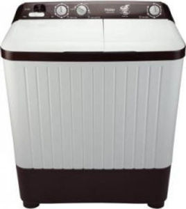 Haier 6.5 Kg Semi Automatic Top Load Washing Machine (HTW65-187BO)