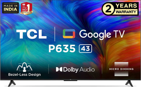 TCL 43P635 43 inch UHD Smart LED TV