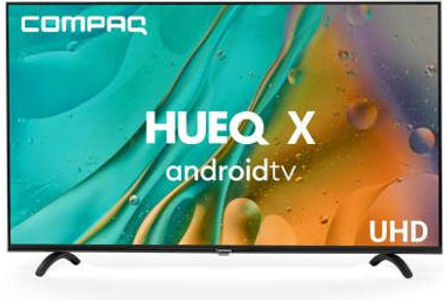 Compaq HUEQ X CQV65AX1UD 65 inch UHD Smart LED TV