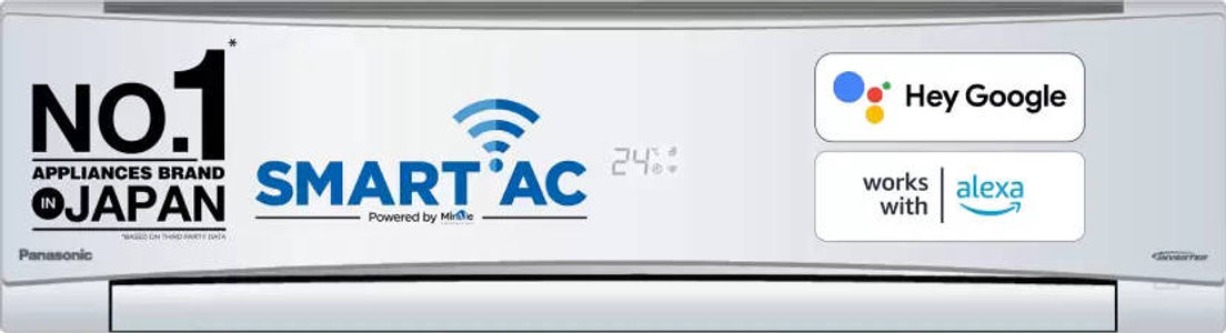 Panasonic CS/CU-NU18YKY4W 1.5 Ton 4 Star Inverter Split Air Conditioner