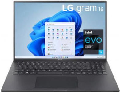 LG gram Intel Evo 16Z90P-G.AH85A2 Laptop (16 Inch | Core i7 11th Gen | 16 GB | Windows 11 | 512 GB SSD)