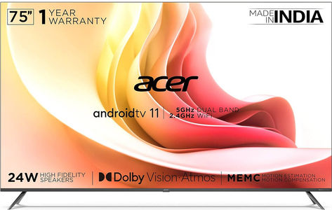 Acer I Series AR75AR2851UDFL 75 inch UHD Smart LED TV