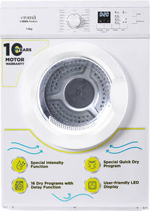 Croma 7 Kg Fully Automatic Front Load Washing Machine (CRLWDR0705W7996)