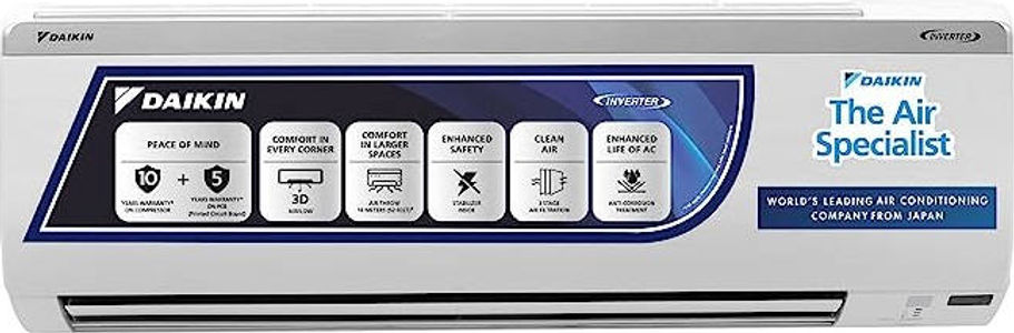 Daikin MTKM50UV16U 1.5 Ton 5 Star Inverter Split Air Conditioner