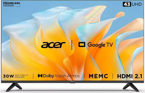 Acer I Series AR43GR2851UDFL 43 inch UHD Smart LED TV