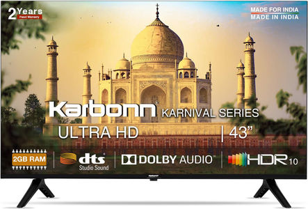 Karbonn Karnival Series KJS43ASUHD 43 inch UHD Smart LED TV
