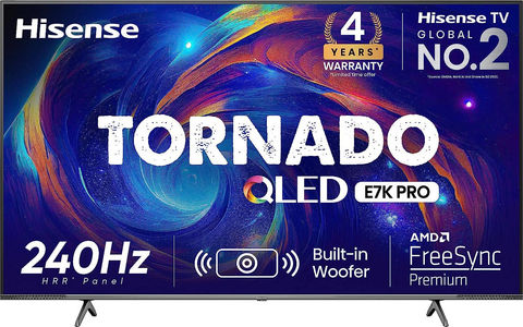 Hisense Tornado 55E7K Pro 55 inch UHD Smart QLED TV
