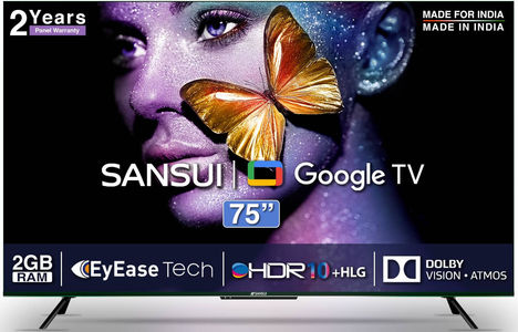 Sansui JSW75GSUHDFF 75 inch UHD Smart LED TV