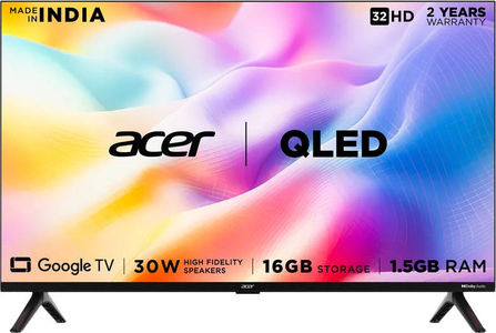 Acer V Series AR32GR2841VQD 32 inch HD ready Smart QLED TV
