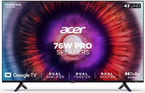Acer H Pro Series AR43GR2851UDPRO 43 inch UHD Smart LED TV