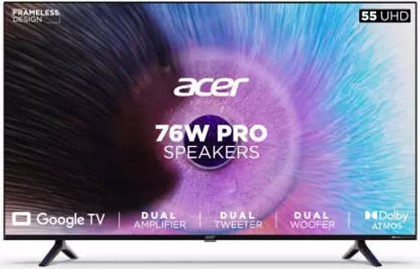 Acer H Pro Series AR55GR2851UDPRO 55 inch UHD Smart LED TV