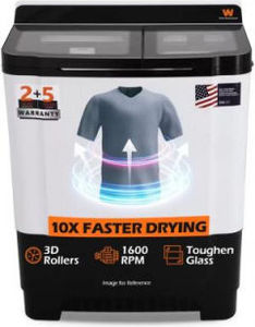 White Westinghouse 8 Kg Semi Automatic Top Load Washing Machine (SFW8000G)