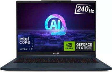 MSI Stealth 16 AI Studio A1VFG-058IN Laptop (16 Inch | Core Ultra 7 | 32 GB | Windows 11 | 1 TB SSD)