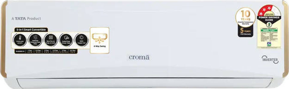 Croma CRLA022IND255959 2 Ton 3 Star Inverter Split Air Conditioner