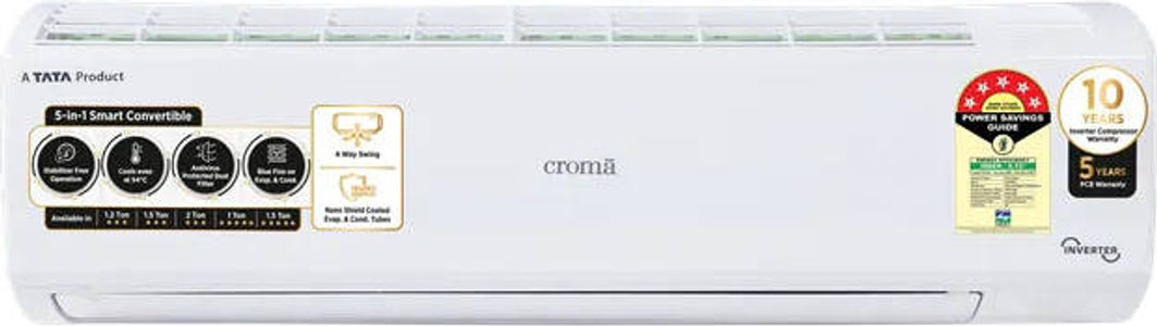 Croma CRLA018INF170269 1.5 Ton 5 Star Inverter Split Air Conditioner