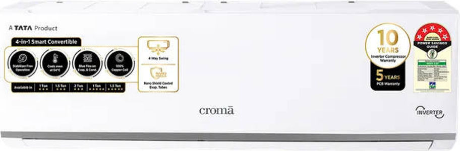 Croma CRLA018INF283261 1.5 Ton 5 Star Split Air Conditioner