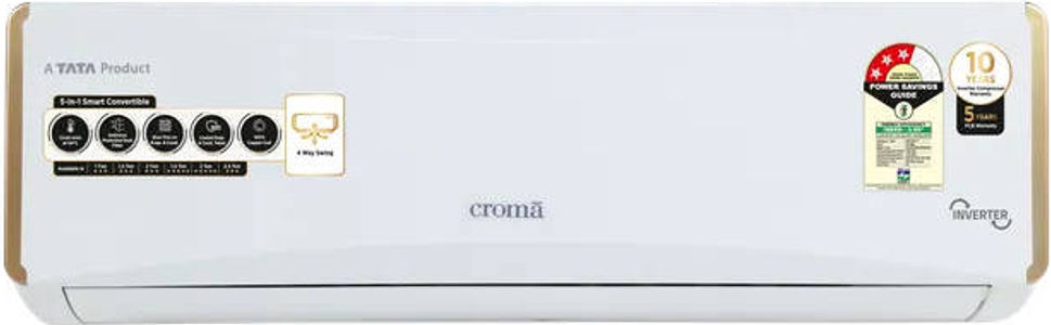 Croma CRLA012IND255956 1 Ton 3 Star Inverter Split Air Conditioner