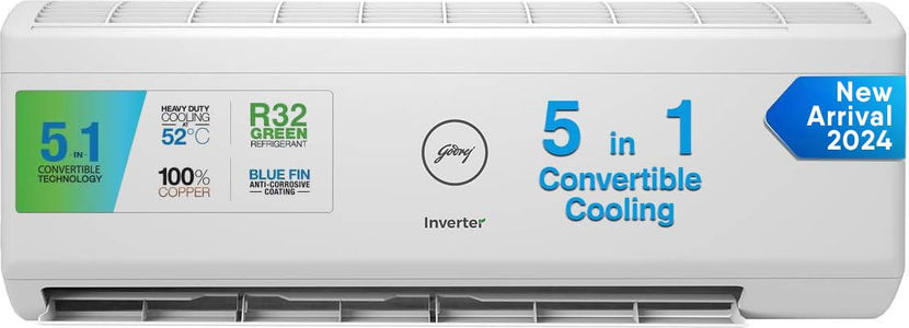 Godrej EI 12IINV5R32-WWR 1 Ton 5 Star Inverter Air Conditioners Air Conditioner