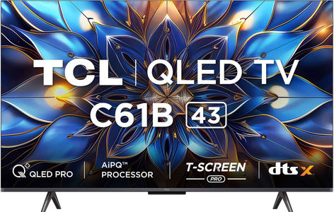 TCL 43C61B 43 inch UHD Smart QLED TV