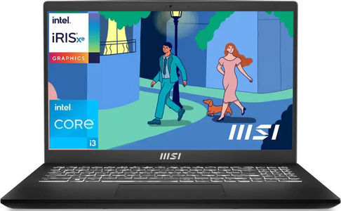 MSI Modern 15 B12MO-612IN Laptop (15.6 Inch | Core i3 12th Gen | 16 GB | Windows 11 | 512 GB SSD)