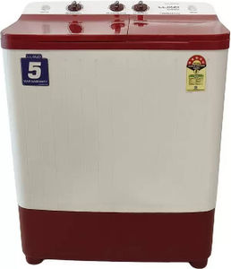 Lloyd 7 Kg Semi Automatic Top Load Washing Machine (GLWS705CWLRD)