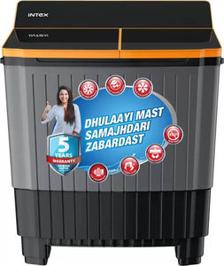 Intex 8.5 Kg Semi Automatic Top Load Washing Machine (SA85BLFG)