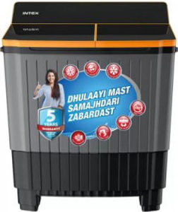 Intex 8.5 Kg Semi Automatic Top Load Washing Machine (SA85BLFG)