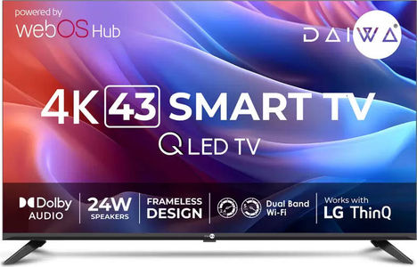 Daiwa D43Q3WOS 43 inch UHD Smart QLED TV