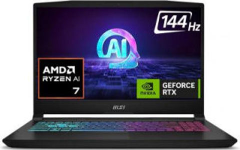 MSI Katana A17 AI B8VG-868IN Laptop (17.3 Inch | AMD Octa Core Ryzen 9 | 16 GB | Windows 11 | 1 TB SSD)