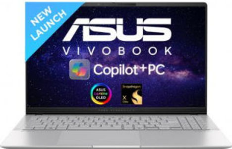 ASUS VivoBook S15 OLED S5507QAD-MA751WS Laptop (15.6 Inch | Snapdragon X Elite | 16 GB | Windows 11 | 1 TB SSD)