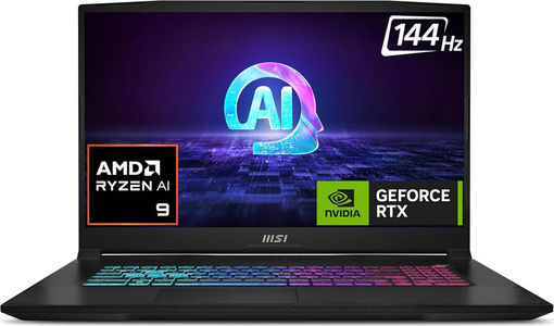 MSI Katana A17 AI B8VE-884IN Laptop (17.3 Inch | AMD Octa Core Ryzen 9 | 16 GB | Windows 11 | 1 TB SSD)