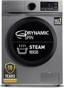 Panasonic 8 Kg Fully Automatic Front Load Washing Machine (NA-148MH2L01)