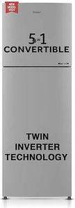 Haier HEF-253GS-P 240 L 3 Star Inverter Frost Free Double Door Refrigerator